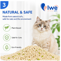 Pasir Kucing Tahu Alami Multi Spek, Rendah Debu, Daya Serap Tinggi, Langsung dari Pabrik, Grosir untuk Supermarket Hewan Peliharaan Global