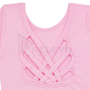 Maillots de Gimnasia Rítmica Personalizables RELEVO con Rayas Cruzadas para Competición y Actuación - Product Image 5