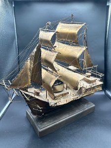 Nouveau modèle de bateau de croisière exceptionnel, accessoires cadeaux d'affaires, vente en gros, grand bateau nautique vintage, modèle artisanal fait main - Product Image 6