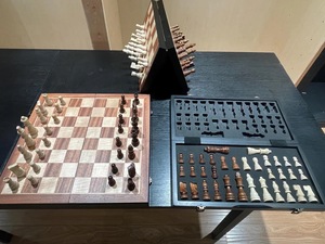 ILAHI's Eco-Friendly Rustic Polished Rectangle <b>Chess</b> <b>Board</b> Game 100% Handmade Pure Wood Animal/Love Style Customized Size <b>Chess</b> - Product Image 5