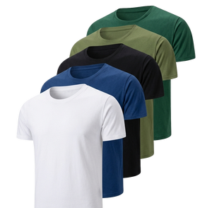 T-shirts à manches courtes pour hommes, coupe classique, respirants, séchage rapide, toutes tailles, avec logo personnalisé imprimé et brodé ODM - Product Image 1