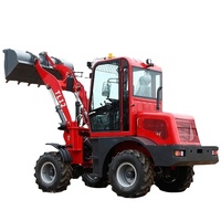 Mini 1.2ton pompe hydraulique Diesel 4WD chargeur de chargeuse sur pneus utilisé/nouveau 2 tonnes de charge Liyuan Yunnei jardin ferme Restaurant vente au détail