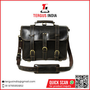 Sac pour ordinateur portable en cuir véritable durable pour le bureau, les voyages et les réunions professionnelles à un prix compétitif - Product Image 2