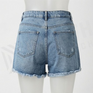 Pantalones Cortos de Mezclilla para Mujer, Estilo Urbano, Nueva Moda, Prendas de Alta Calidad, Color Personalizado, Tendencias de Ropa de Verano - Product Image 2