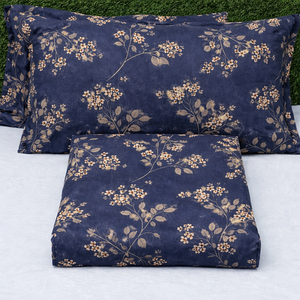 Juego de Sábanas con Estampado Floral y Fundas de Almohada, Microfibra Suave y Transpirable, Tamaño King |   Decoración del Hogar y para Hoteles Resistente a la Decoloración - Product Image 1