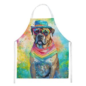 Cane Corso Hippie Dawg Unisexe Grand Tablier de Cuisine Multicolore pour la Cuisson Artisanat Jardinage-Femmes et Hommes Adultes - Product Image 1