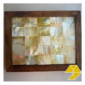 Premium White Mother of Pearl Shell Tiles for Jewelry Inlay Mosaic Art DIY Crafts Natural Polished Shell Wholesale Vietnam - Product Image 5