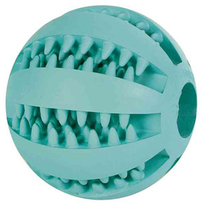 Denta Fun <b>Baseball</b> <b>Ball</b> Mint Rubber 7 cm Chew Toy for Pets - Product Image 1