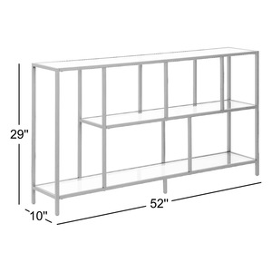 Elegante Mesa Consola de Acero para Comedor, Sala de Estar y Entrada - Diseño Contemporáneo, Construcción Duradera, Almacenamiento Ecológico - Product Image 2