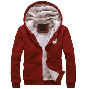 Chándal de invierno con capucha de piel para hombre, pantalones de chándal con cordón, cremallera frontal completa, grueso, ajustado - Product Image 6