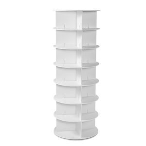 7 Tiers Freestanding Lazy Susan 360 Degree <b>Rotating</b> <b>Shoe</b> <b>Rack</b> Tower Revolving Storage Carousel Display for <b>Shoes</b> - Product Image 5