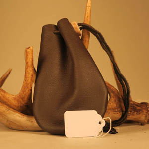 Handmade Leather <b>Dice</b> Bag Drawstring Closure Classic Style DND <b>Dice</b> Storage Pouch Adult Gaming Accessory - Product Image 6