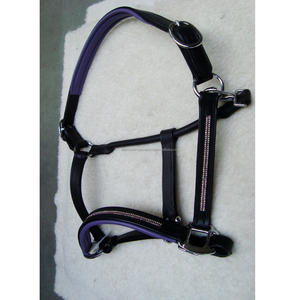 Cabestro de caballo de cuero Premium de alta calidad, único y elegante con cristales ostentosos, productos de caballo decorativos elegantes - Product Image 3
