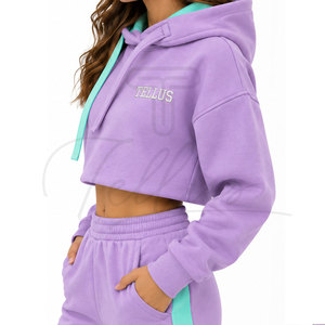 Produit tendance : Sweat à capuche pour femme, haute qualité, prix abordable, en molleton de coton décontracté, service OEM - Product Image 2