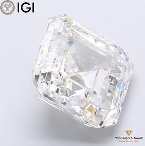 Pure Sparkle 2.00 Carat ASSCHER Cut with IGI Certified CVD Lab Grown <b>Diamond</b> F Color VS2 Clarity for Custom Promise <b>Ring</b> - Product Image 6