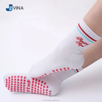 Chaussettes courtes pour femmes JZVINA, blanches et rouges, broderie florale, antidérapantes, en coton et fibre de bambou, pour un usage quotidien estival, couleur personnalisée