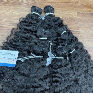 La Mejor Opción en Extensiones de Cabello Humano Vietnamita Rizado Birmano con Trama de Vapor, Doble Trama, Puntas Gruesas y Voluminosas, ¡Listo para Enviar! - Product Image 1