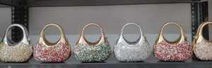 Bolso de Mano Dorado con Cuentas para Mujer, con Decoración Floral de Perlas, Bolso de Mano Elegante para Uso Diario en Todas las Temporadas - Product Image 6