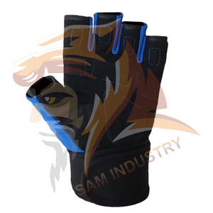 TAKEKO Suede Waterproof Unisex <b>Weight</b> Lifting <b>Gloves</b> with Adjustable Wrist Strap for Gym & Fitness <b>Training</b> - Product Image 2