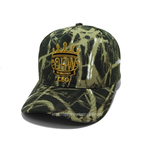 Wholesale Custom Logo <b>Camo</b> Hat 5 Panel Mid Profile Camouflage Printing Hat Embroidered Hunting <b>Cap</b> OEM Adjustable - Product Image 2