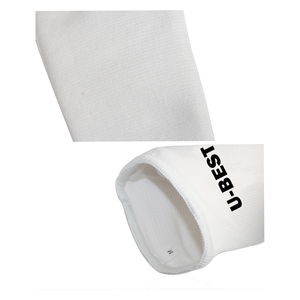 U-BEST White Customized Unisex Martial Arts Training Forearm Pads Cloth Guards Karate Taekwondo Muay Thai Kick <b>Boxing</b> Made - Product Image 6