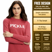 Suéter de Punto para Mujer FNJIA, Color Rosa Polvoriento, con Abertura Lateral, Tejido Fino, Informal, para Invierno