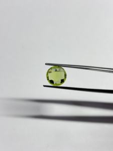 Pierre précieuse péridot naturelle ronde à facettes, olive, calibrée pour la fabrication de bijoux, de 3 mm à 10 mm - Product Image 6