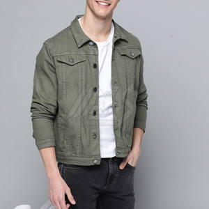 Chaqueta de Mezclilla para Hombre con Logotipo Personalizado al por Mayor, Hecha de Algodón, Transpirable, para Uso en Exteriores, Chaqueta de Invierno para Hombre - Product Image 3