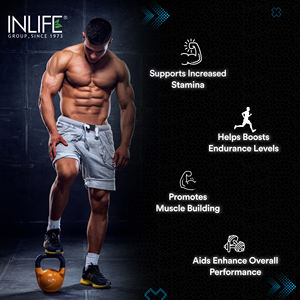 Complément pré-entraînement à la créatine certifié GMP INLIFE, apport continu d'énergie, poudre végétarienne pour adultes - Product Image 2