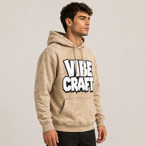 Sweat à capuche vintage premium pour homme, coupe oversize, en coton épais, streetwear, broderie personnalisée, pull décontracté, vente en gros - Product Image 4