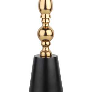 Serenity <b>Black</b> Base Aluminum Handmade Eco-Friendly <b>Candlestick</b> Holder with Ball Design for Home Decoration Durable Metal Finish - Product Image 4