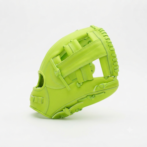 Gant de baseball synthétique vert H-Web pour droitier, à doigts entiers, avec fermeture auto-agrippante, antidérapant, toutes saisons - Product Image 2