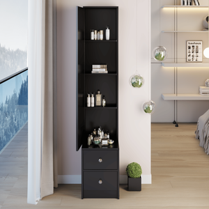 Specchio a Figura Intera Extra Large 30x40x160 cm, Armadietto con Specchio Semplice ed Elegante per Trucco e Vanità - Product Image 3