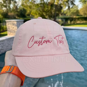 หมวกเบสบอลปักลาย 7 แผง คุณภาพสูง ปรับแต่งได้ ผลิตจากผ้าฝ้าย 100% ระบายอากาศได้ดี กันน้ำ สายปรับได้ แฟชั่นสำหรับทุกเพศ - Product Image 2