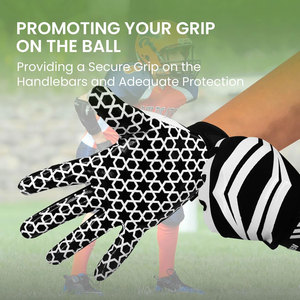 Gants de football américain personnalisés de haute qualité pour receveurs, pour adultes et enfants, avec une adhérence supérieure pour le sport - Product Image 6
