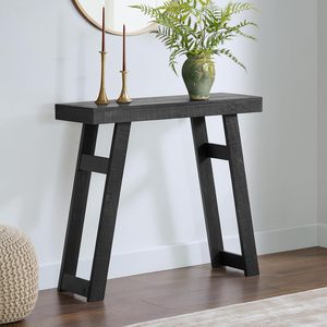Solid <b>Wood</b> Console <b>Table</b> Modern Farmhouse <b>Small</b> Entryway <b>Table</b> - Easy Assembly Living Room Furniture for Behind The Couch - Product Image 3
