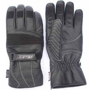 Nouveaux gants de moto respirants pour sports de plein air, en cuir de vache véritable, à doigts entiers, antidérapants - Product Image 1