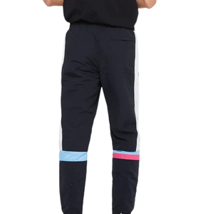 เสื้อแจ็คเก็ตแทร็คบล็อกสีสำหรับผู้ชาย แขนยาว ซิปครึ่งตัว ผ้าโพลีเอสเตอร์น้ำหนักเบา แต่งขอบตัดกัน ทรงปกติ ชุดจ็อกเกอร์สำหรับทุกฤดู - Product Image 3