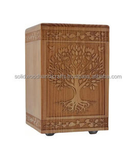 Urne en bois pour cendres humaines, urnes funéraires pour hommes et femmes, urnes de haute qualité - Product Image 3