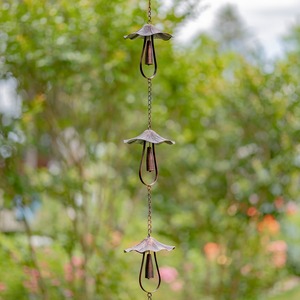 Elegante Cadena Metálica para Agua de Lluvia para Decoración de Jardín y Terraza - Product Image 5