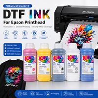 Encre DTF 1000 ml, encre blanche DTF, encre pigmentée CMYK pour imprimante Epson XP600 I3200 I1600 TX800 DX7, films PET, transfert thermique, fournisseur OEM
