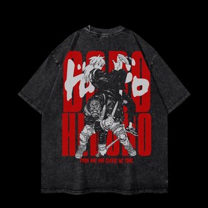 100% Cotton Acid <b>Wash</b> Vintage Oversized T-Shirt for Men & Unisex Anti-Wrinkle Breathable Wholesale - Product Image 3