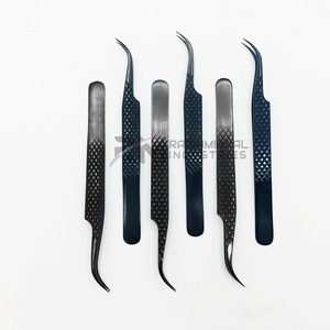 คีมหนีบขนตาปลอม RMI พลาสม่าสีดำสำหรับต่อขนตาพร้อมโลโก้ที่กำหนดเอง - Product Image 5