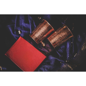 Royal Embossed Luxury Copper Tumbler-Hot Selling Portable Leak-Proof <b>Large</b> Capacity Reusable Sustainable Food <b>Safe</b> Gift for - Product Image 3