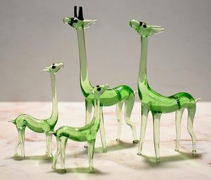 Cúpula de Vidrio Soplado a Mano con Diseño de Jirafa, Decoración para el Hogar, Mundo de Vidrio en Miniatura de Rajasthan, para Pascua, Navidad, Día de los Inocentes, Festividades Chinas - Product Image 5