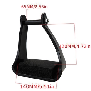 Ergonomic Horse Stirrups Flexible Shock Absorption System Anti Slip <b>Footrest</b> Premium Riding Gear For Equestrian Use - Product Image 2
