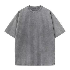 Ropa al por Mayor para Comercio Exterior, Camiseta de Manga Corta para Hombre, Corte Regular, 100% Algodón, Verde Liso, Estilo Chino Ecológico - Product Image 4