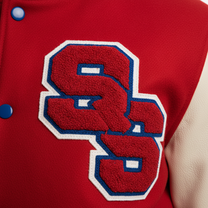 Custom Wholesale Men Varsity Jackets Letterman Jackets Custom <b>Baseball</b> Letterman Varsity Bomber Jacket - Product Image 2