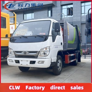 Foton 4x2 Small Compression Garbage Truck <strong>Mobile</strong> Compactor Refuse Rubbish <strong>Bin</strong> Collection <strong>Trash</strong> Garbage Compactor Recycling Truck - Product Image 2