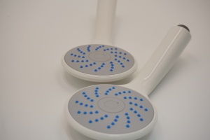 Custom Logo OEM Available White ABS Single-Function High Pressure Water Saving Hand <b>Shower</b> Head for Bathroom - Product Image 6
